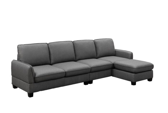Caria 3 Piece Upholstered Sectional - Image 7