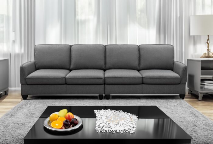 Caria 3 Piece Upholstered Sectional - Image 9