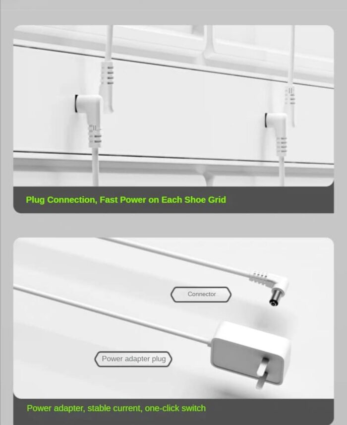 Haibasen Shoe Rack With LED Light - Image 5