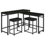 JACK 4 PC COUNTER HT BLACK DINING SET - Image 8