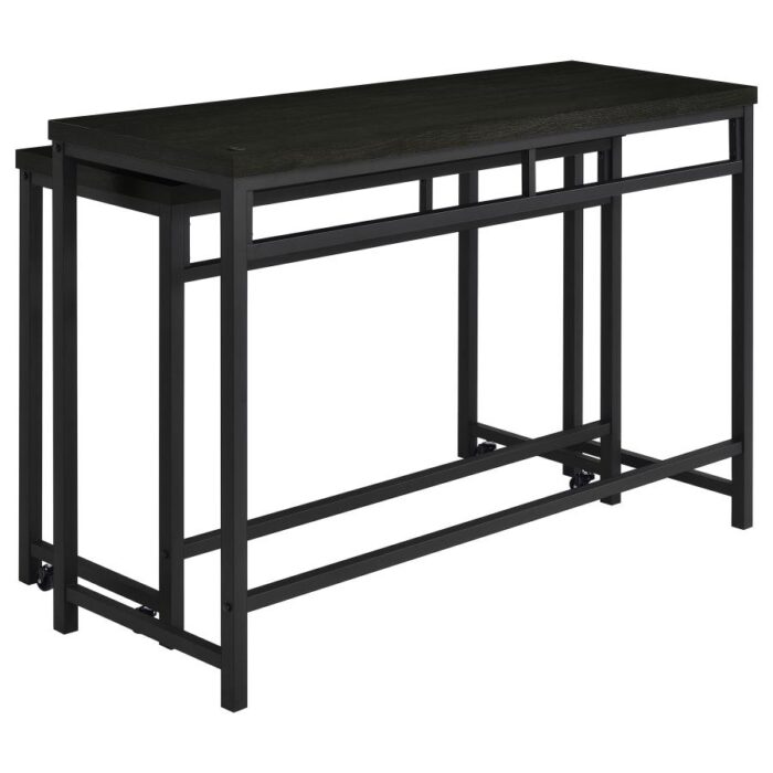 JACK 4 PC COUNTER HT BLACK DINING SET - Image 11